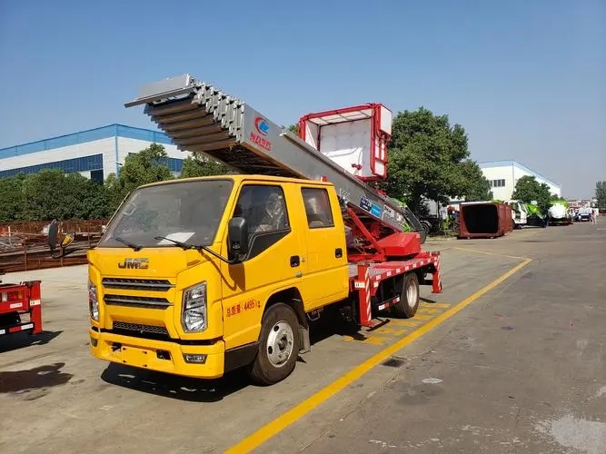 武强县附近云梯车出租 砂石搬运